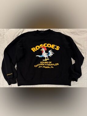 Madhappy Roscoes House of Chicken Waffles Oversized Sweatshirt SZ L Made in USA